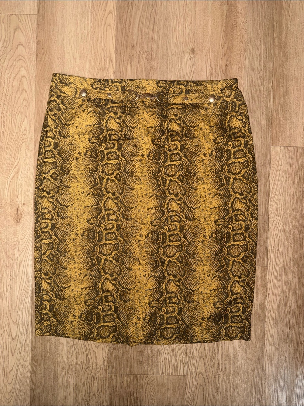 Soho midi snake pattern skirt
